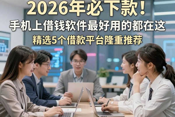 2026年必下款!手机上借钱软件最好用的都在这,精选5个借款平台隆重推荐!
