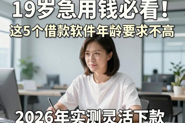 19岁急用钱必看!这5个借款软件年龄要求不高,2026年实测灵活下款