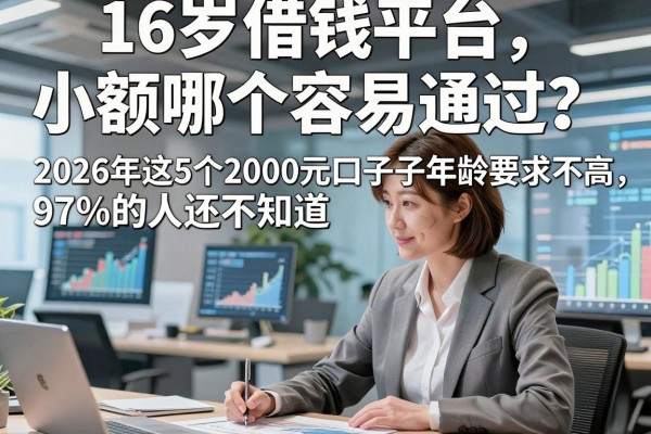 16岁借钱平台小额哪个容易通过?2026年这5个2000元口子年龄要求不高,97%的人还不知道
