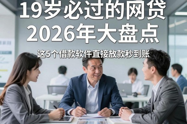 19岁必过的网贷2026年大盘点，这5个借款软件直接放款秒到账