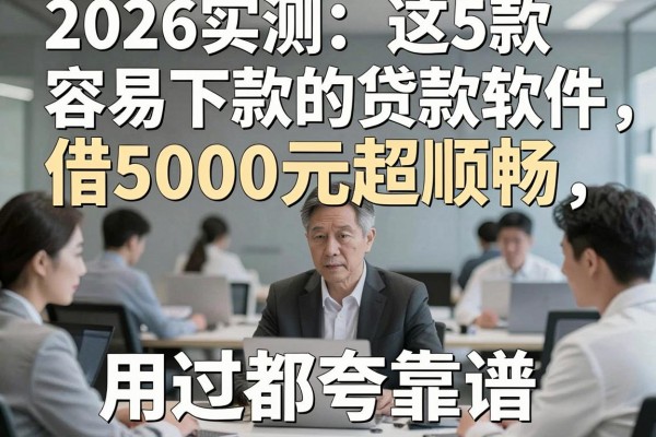 2026实测:这5款容易下款的贷款软件,借5000元超顺畅,用过都夸靠谱
