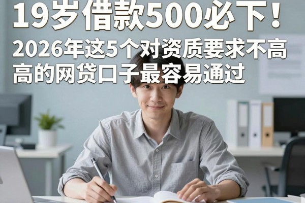 19岁借款500必下！2026年这5个对资质要求不高的网贷口子最容易通过