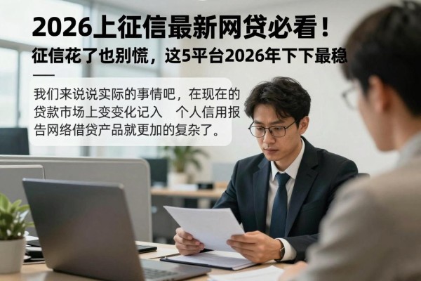 2026上征信最新网贷必看！征信花了也别慌，这5个平台2026年下款最稳