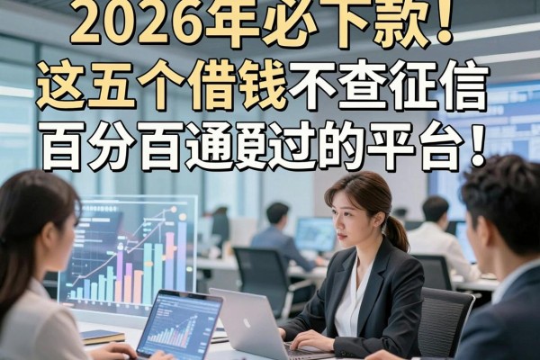 2026年必下款!这五个借钱不查征信百分百通过的平台,借款3000对征信要求超低