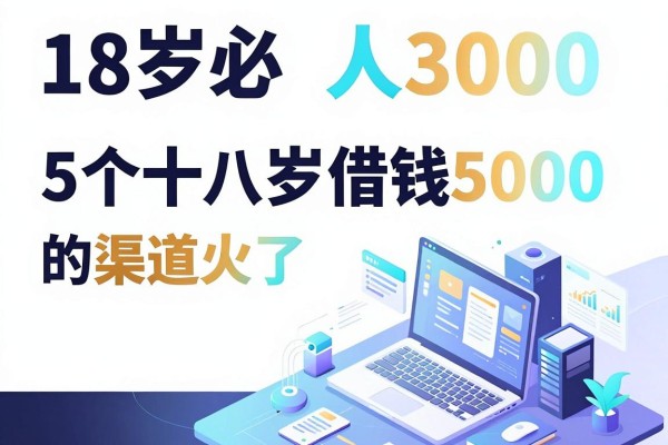 18岁必下款的口子人人3000,门槛低到账快,这5个十八岁借钱5000的渠道火了
