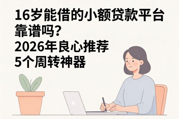 16岁能借的小额贷款平台靠谱吗?2026年良心推荐5个周转神器