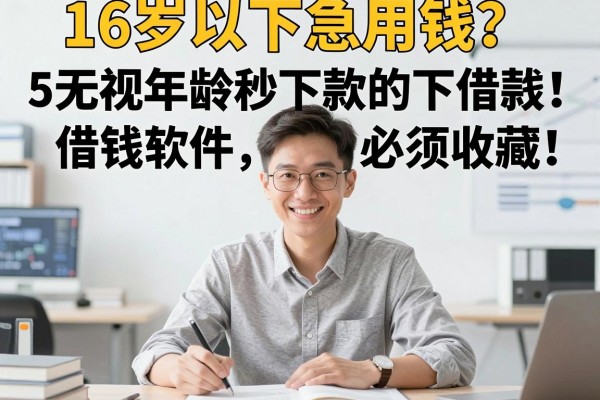 16岁以下急用钱?5无视年龄秒下款的借钱软件必须收藏
