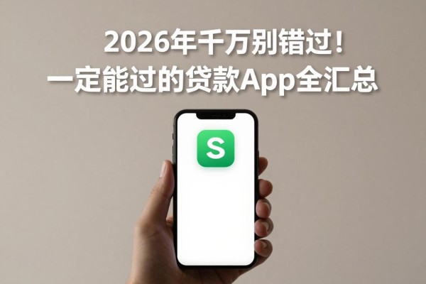 2026年千万别错过！一定能过的贷款app全汇总，急用钱速看