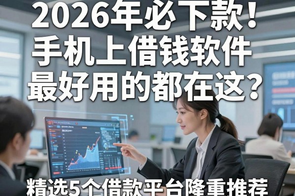 2026年必下款!手机上借钱软件最好用的都在这,精选5个借款平台隆重推荐!