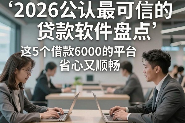 2026公认最可信的贷款软件盘点,这5个借款6000的平台省心又顺畅!