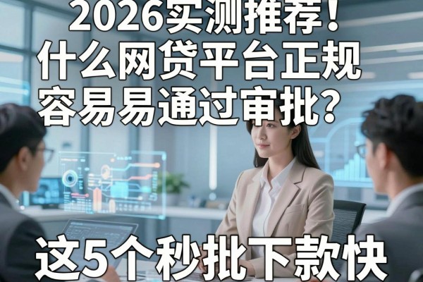 2026实测推荐!什么网贷平台正规容易通过审批?这5个秒批下款快