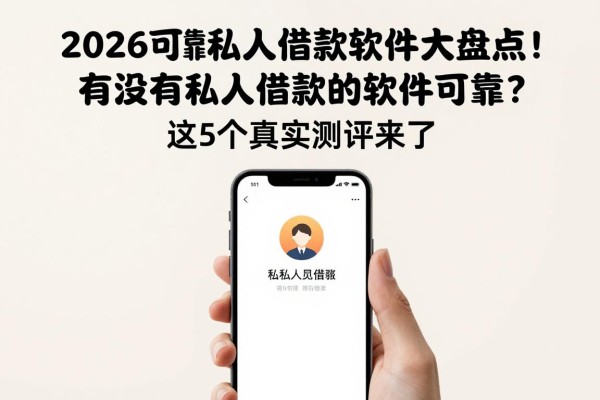 2026可靠私人借款软件大盘点!有没有私人借款的软件可靠?这5个真实测评来了