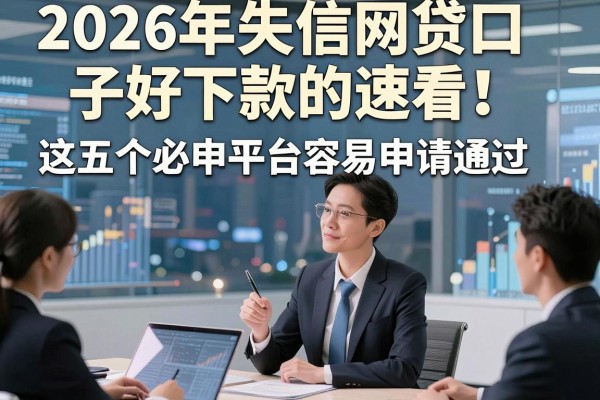 2026年失信网贷口子好下款的速看!这五个必申平台容易申请通过