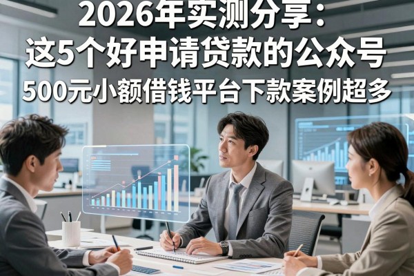 2026年实测分享:这5个好申请贷款的公众号,500元小额借钱平台下款案例超多!