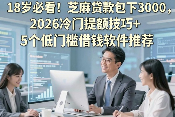 18岁必看！芝麻贷款包下3000，2026冷门提额技巧+5个低门槛借钱软件推荐
