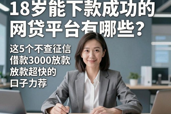 18岁能下款成功的网贷平台有哪些？这5个不查征信、借款3000放款超快的口子力荐！