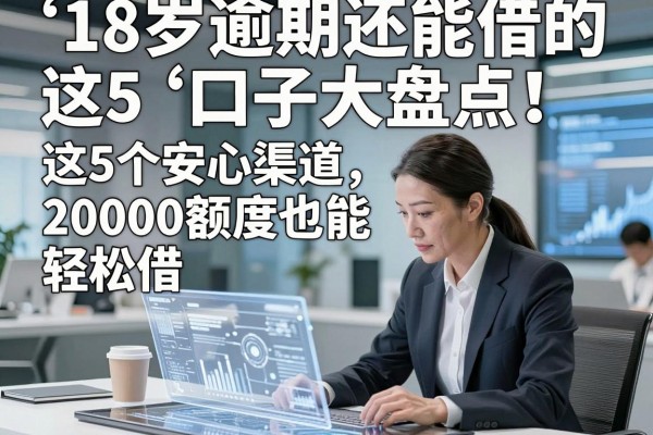 18岁逾期还能借的口子大盘点!这5个安心渠道,20000额度也能轻松借