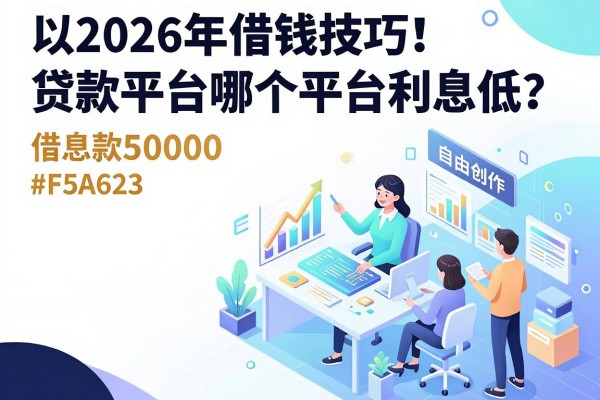 2026年借钱技巧!贷款平台哪个平台利息低?汇总这五个借款50000利息低的软件