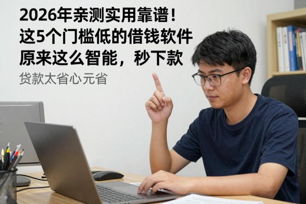 2026年亲测实用靠谱!这5个门槛低的借钱软件原来这么智能,秒下款太省心