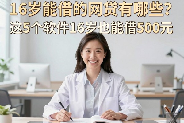 16岁能借的网贷有哪些?这5个软件16岁也能借500元