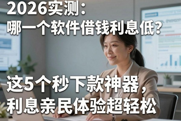2026实测:哪一个软件借钱利息低?这5个秒下款神器,利息亲民体验超轻松