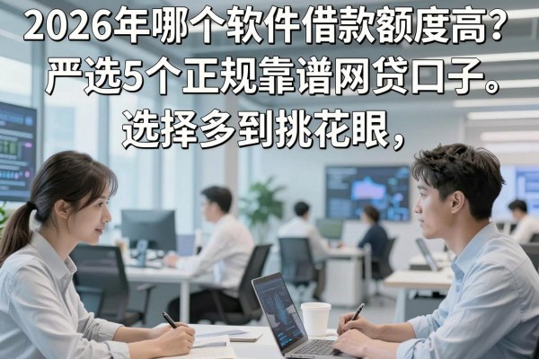 2026年哪个软件借款额度高?严选5个正规靠谱网贷口子,选择多到挑花眼!