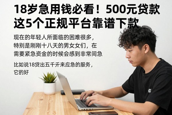 18岁急用钱必看!5000元贷款这5个正规平台靠谱下款快