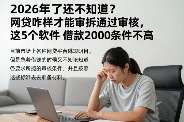 2026年了还不知道？网贷咋样才能审批通过审核，这5个软件借款2000条件不高