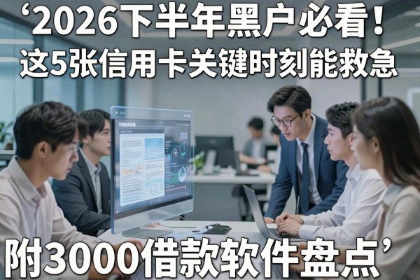 2026下半年黑户必看!这5张信用卡关键时刻能救急,附3000借款软件盘点
