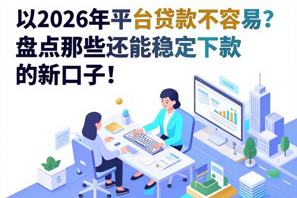2026年平台贷款不容易?盘点那些还能稳定下款的新口子!