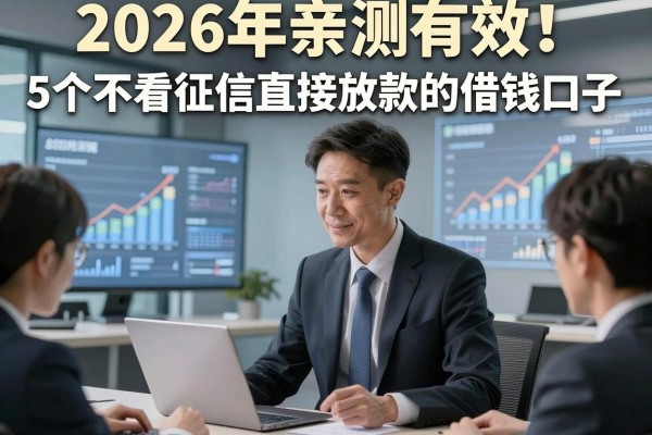 2026年亲测有效!5个不看征信直接放款的借钱口子,微信上就能借