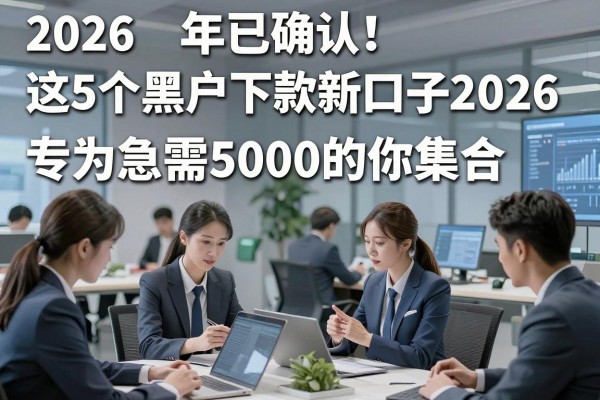 2026年已确认!这5个黑户下款新口子2026,专为急需5000的你集合