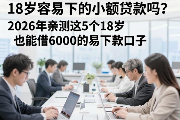 18岁容易下的小额贷款吗?2026年亲测这5个18岁也能借6000的易下款口子