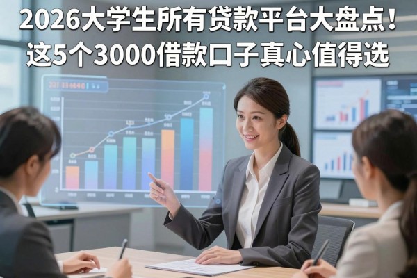 2026大学生所有贷款平台大盘点!这5个3000借款口子真心值得选