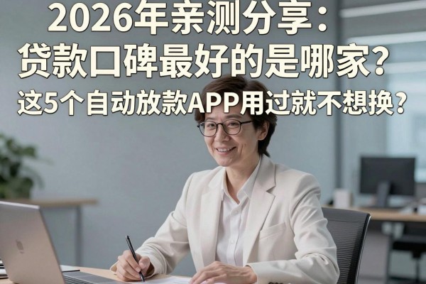 2026年亲测分享:贷款口碑最好的是哪家?这5个自动放款APP用过就不想换!