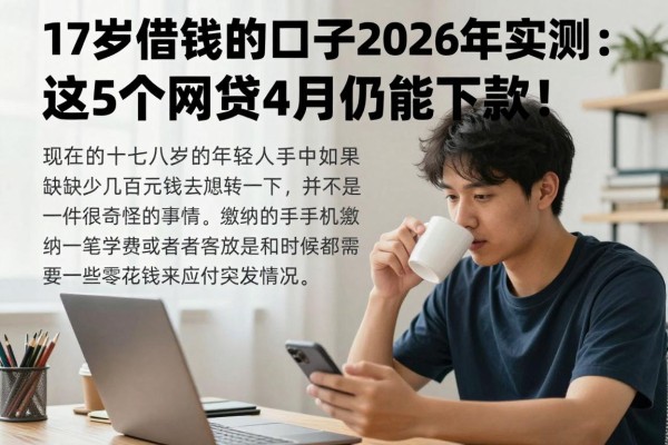 17岁借钱的口子2026年实测：这5个网贷4月仍能下款！