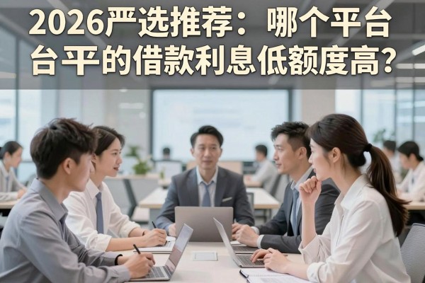 2026严选推荐:哪个平台的借款利息低额度高?这5个平台细致严筛!