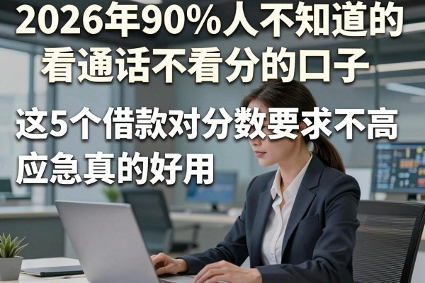 2026年90%人不知道的看通话不看分的口子，这5个借款对分数要求不高，应急真的好用！