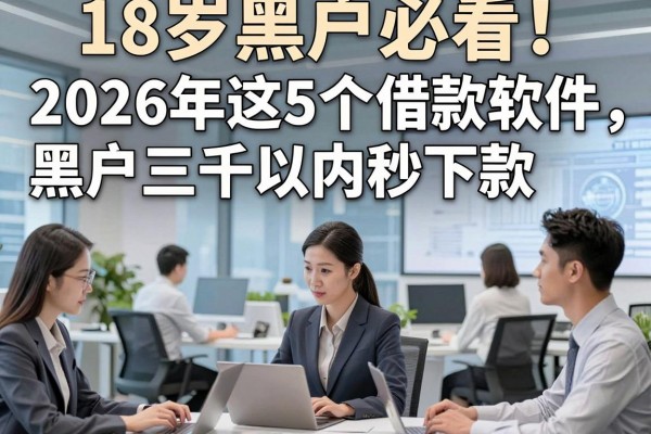 18岁黑户必看!2026年这5个借款软件,黑户三千以内秒下款细解