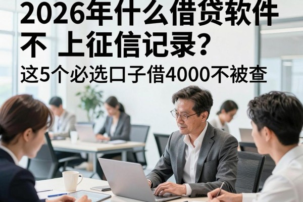 2026年什么借贷软件不上征信记录?这5个必选口子借4000不被查!