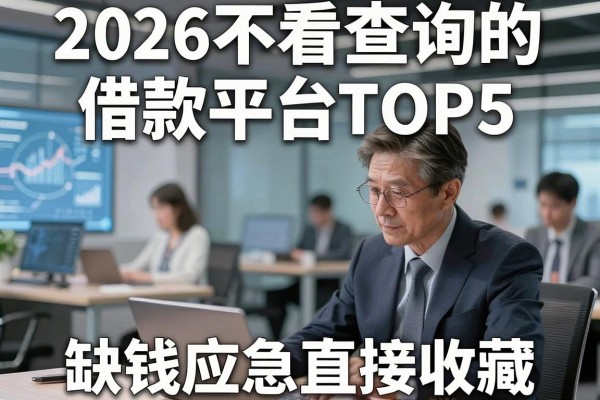 2026不看查询的借款平台TOP5，缺钱应急直接收藏！