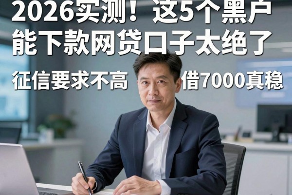 2026实测!这5个黑户能下款网贷口子太绝了,征信要求不高借7000真稳