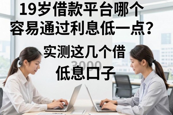 19岁借款平台哪个容易通过利息低一点?实测这几个借3000的低息口子