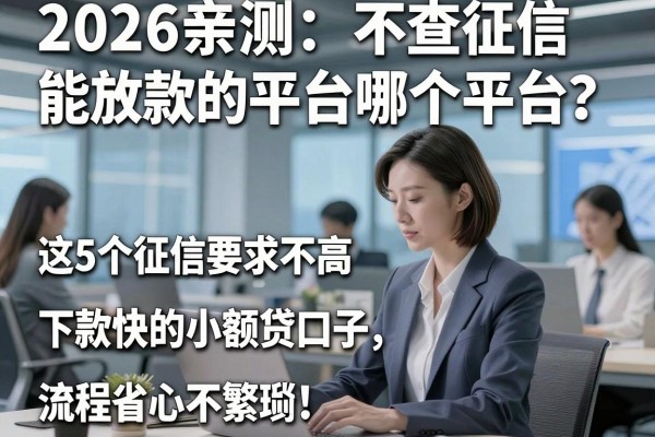2026亲测:不查征信能放款的平台哪个平台?这5个征信要求不高、下款快的小额贷口子,流程省心不繁琐!