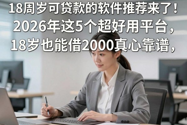 18周岁可贷款的软件推荐来了!2026年这5个超好用平台,18岁也能借2000真心靠谱