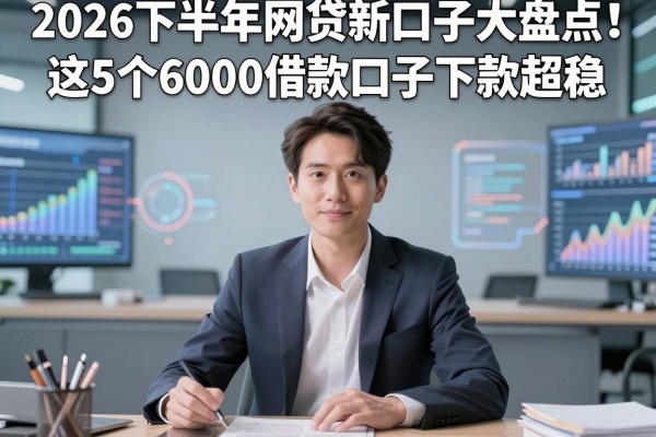 2026下半年网贷新口子大盘点！这5个6000借款口子下款超稳