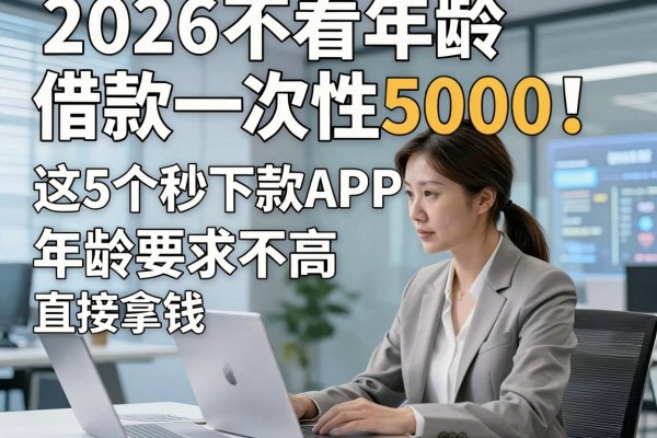 2026不看年龄借款一次性5000!这5个秒下款APP,年龄要求不高直接拿钱