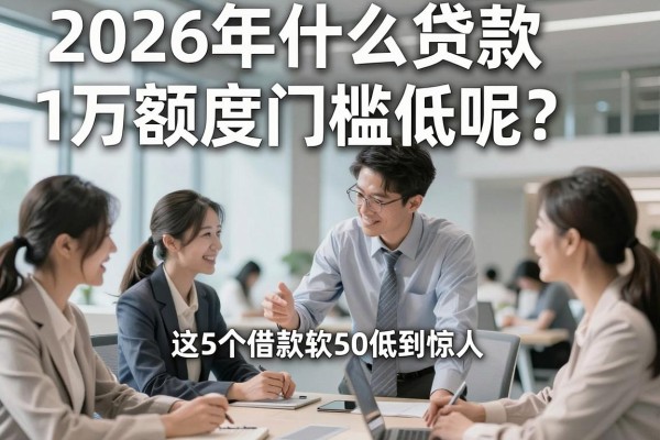 2026年什么贷款1万额度门槛低呢?这5个借款软件5000额度低到惊人!