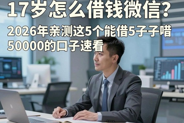 17岁怎么借钱微信？2026年亲测这5个能借50000的口子速看