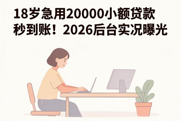 18岁急用20000小额贷款秒到账！2026后台实况曝光，附5个5000小额借款口子